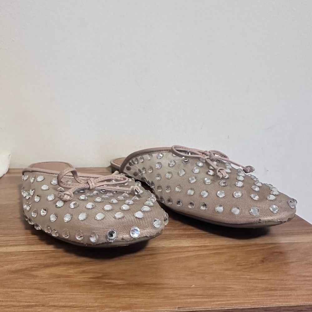 Dolce Vita Tan Studded Mules